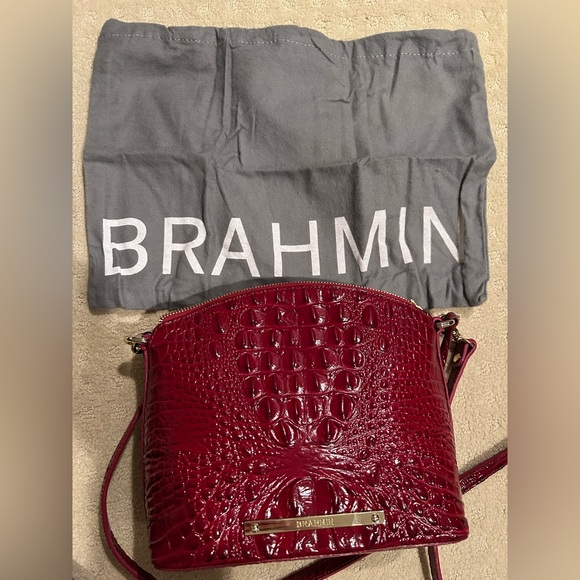 New without tags Brahmin red alligator print purse - Picture 4 of 4